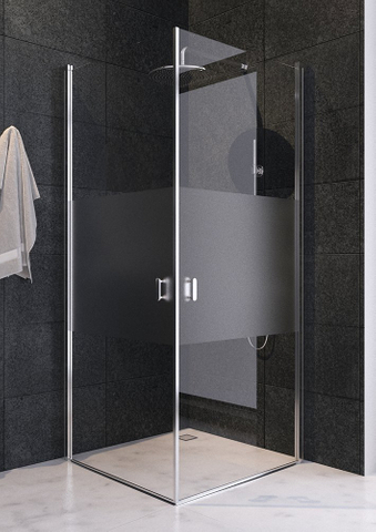 Luxury shower enclosure for bathtub with seats
