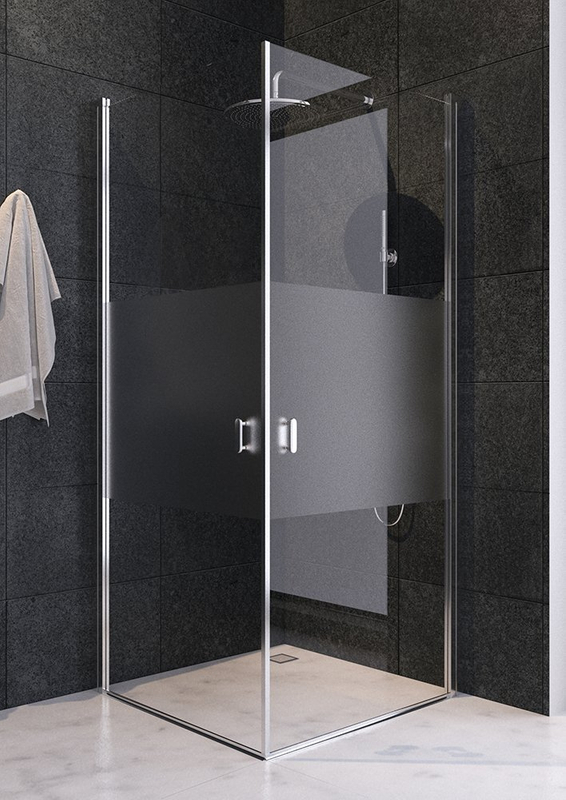 Luxury shower enclosure for bathtub with seats