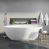 1500*750*580 Clear Freestanding Acrylic Bathtub