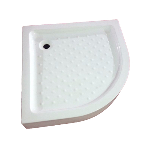 Composite shower tray lightweight on concrete floor