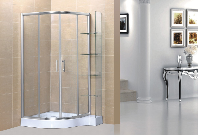 900 x 900 Bespoke Tempered Glass Shower Enclosure