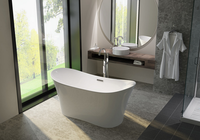 1500*750*580 Large Gloss Acrylic Bathtub