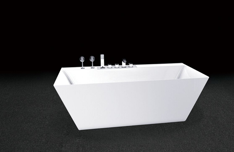white Free Standing good quality acrylic bathtub large 