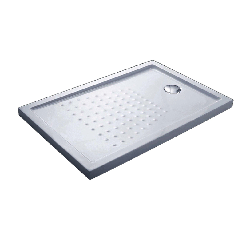 Non slip shower tray on plinth 900 x 900