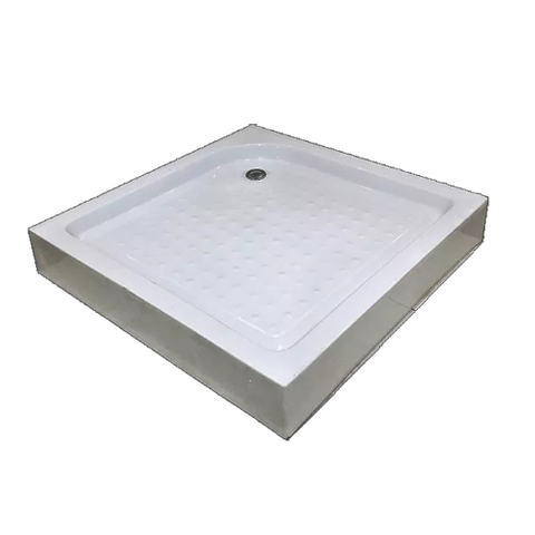 Outdoor shower tray square bathroom