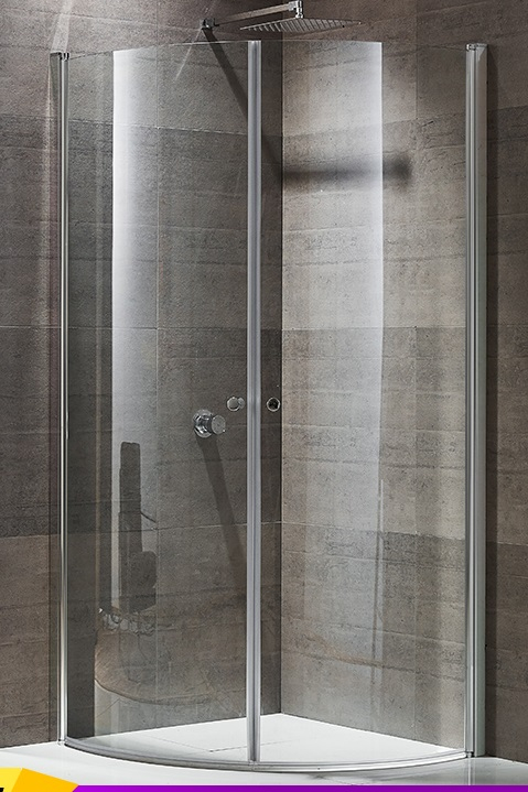 1200 x 800 Low Maintenance Tempered Glass Shower Enclosure