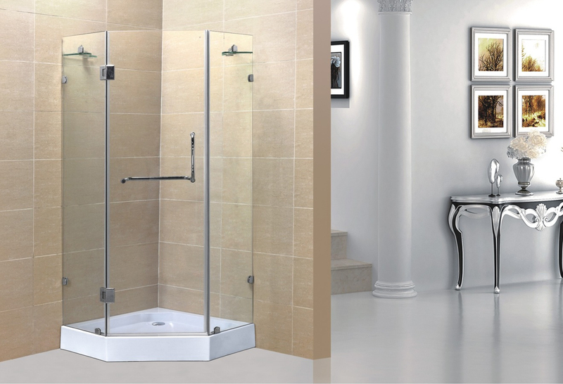 1000 x 800 Easy Clean Aluminium Profile Shower Enclosure