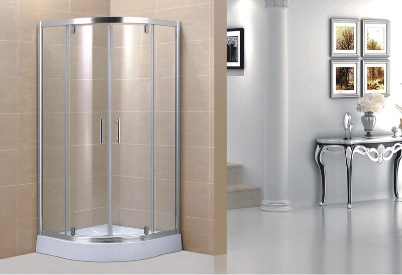 1200 x 700 Ideal Standard Stainless Steel Shower Enclosure