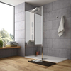 Easy clean shower enclosure grid aluminium profile