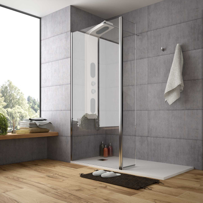 Easy clean shower enclosure grid aluminium profile