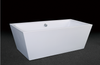 square freestanding good quality acrylic bathtub 