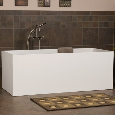 1700*800*580 Transparent Inside Acrylic Bathtub