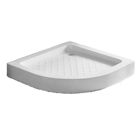 700 x 700 Black Outdoor Shower Tray