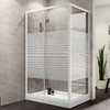 Easy clean shower enclosure fixed aluminium profile