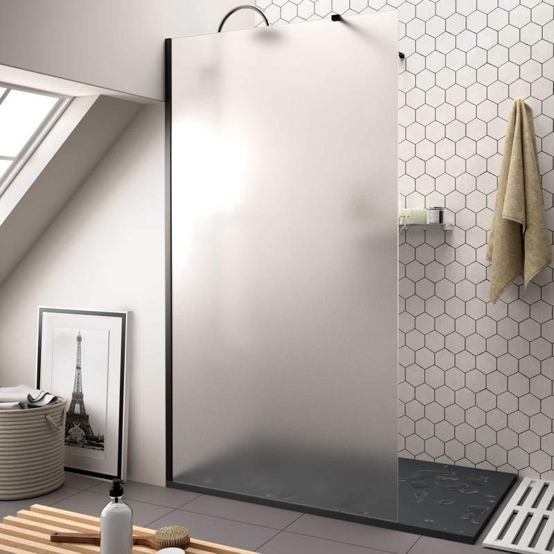 Bespoke shower enclosure adjustable stainless steel