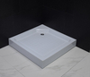 Outdoor shower tray for heavy person 700 x 700