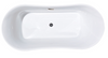 pink durable acrylic bathtub small