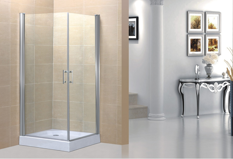 Customized Simple Tempered Glass Shower Enclosure