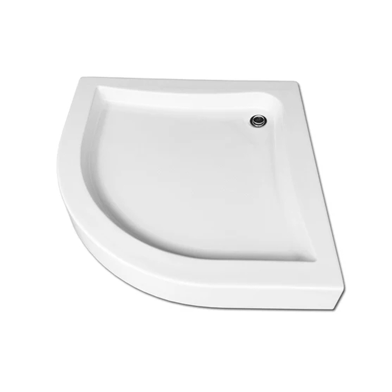 Custom shower tray on concrete floor 900 x 900