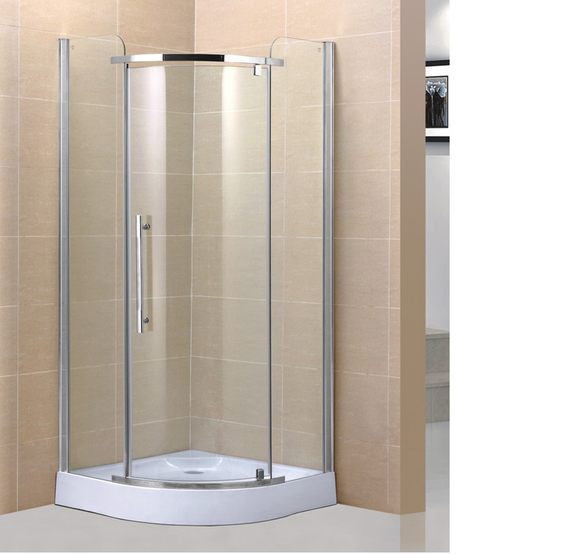1000 x 800 Elegant Aluminium Profile Shower Enclosure