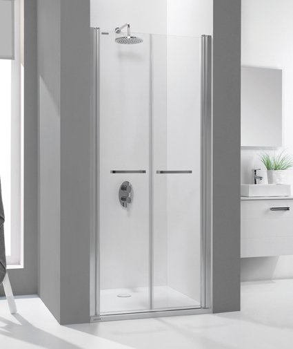 Easy clean shower enclosure with doors aluminium profile