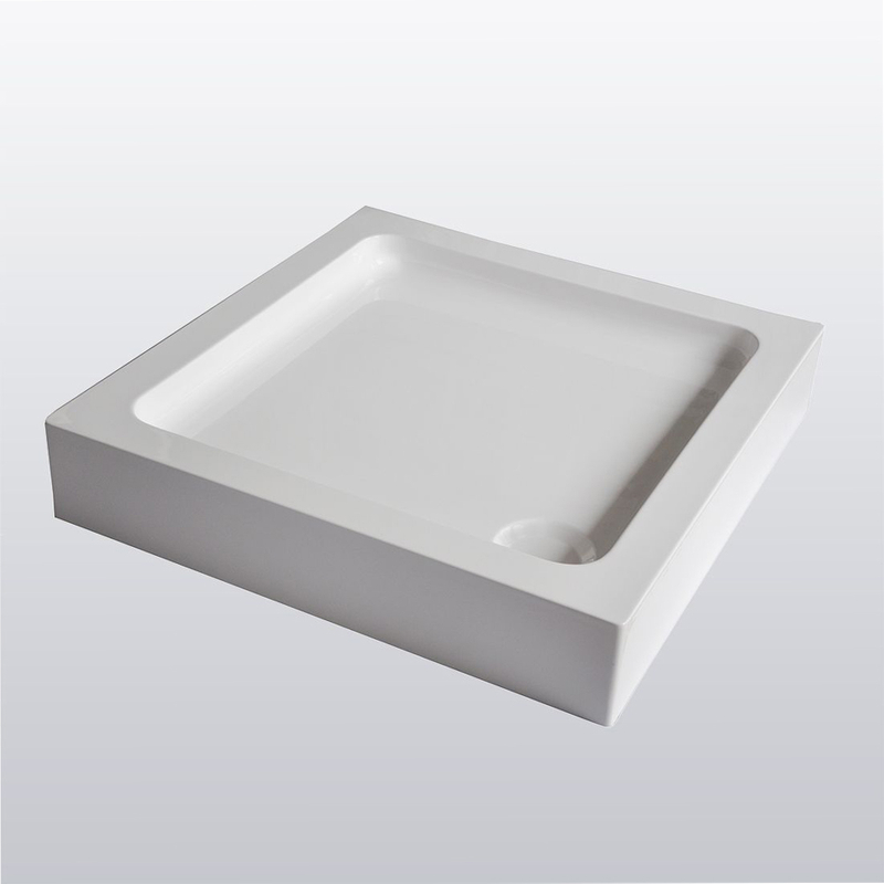 Easy shower tray on plinth 900 x 900