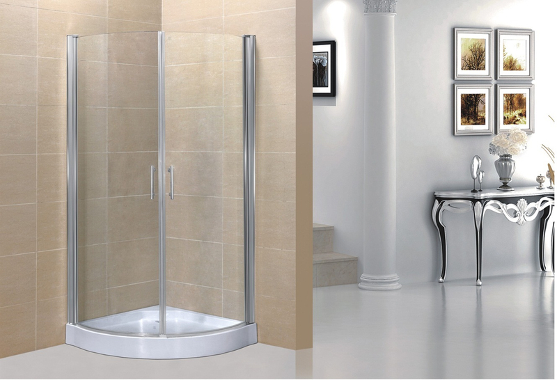 1200 x 700 Simple Tempered Glass Shower Enclosure
