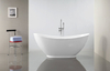 durable acrylic bathtub white 1500*750*580