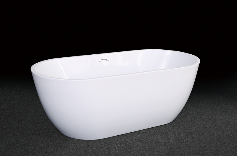 safe acrylic bathtub freestanding red