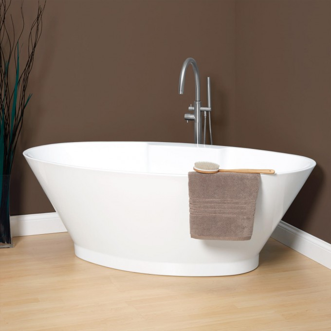 insulated acrylic bathtub grey 1700*800*580